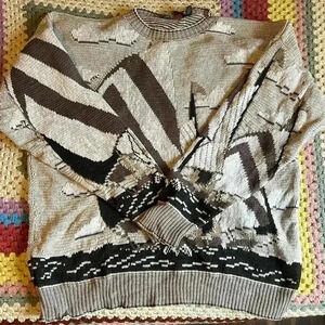 Vintage Crossings Sailboat Crewneck Sweater  Women’s Size L